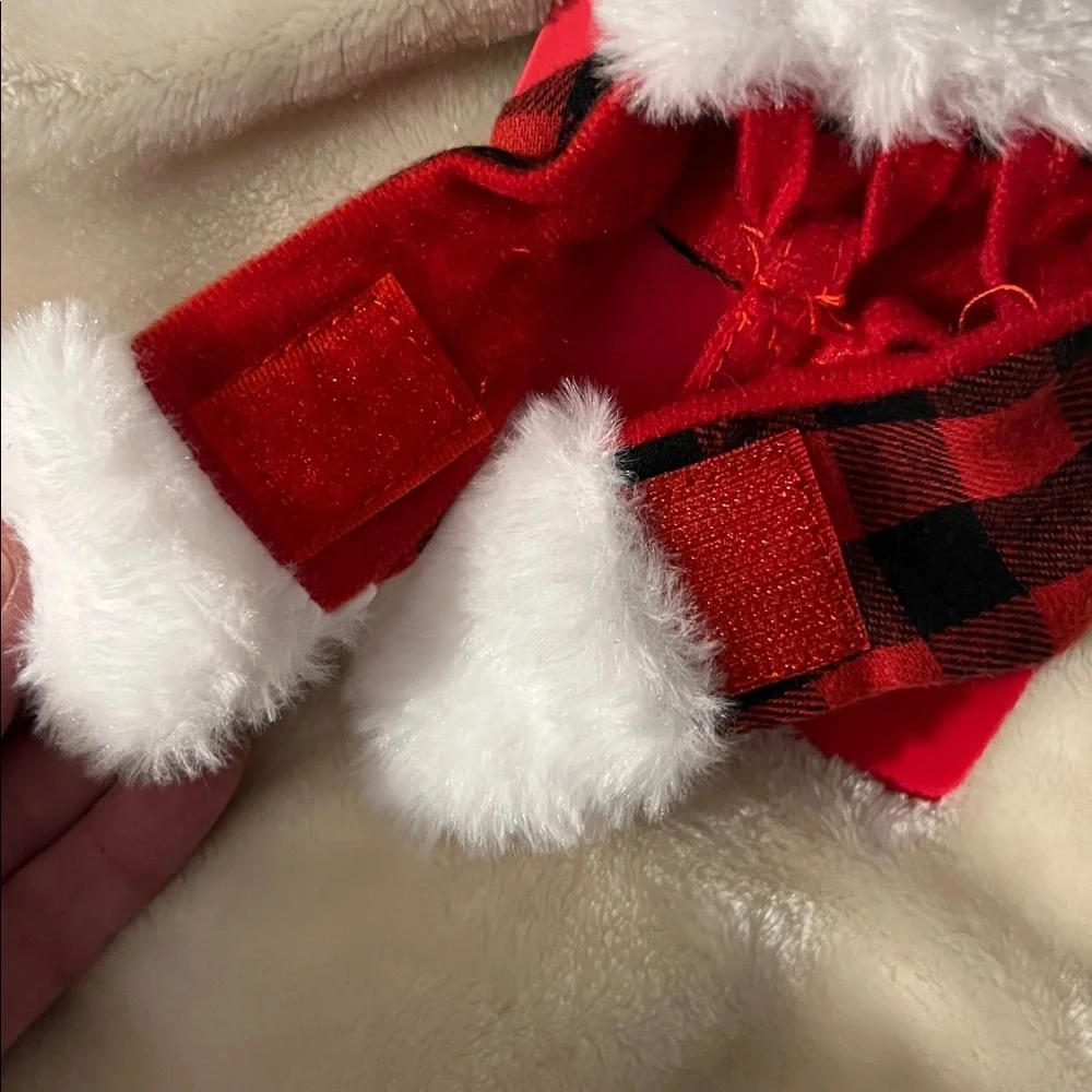 NWT 🐈‍⬛🎄BUNDLE: CHRISTMAS ADJUSTABLE CAT/KITTEN HOLIDAY SANTA HAT/SCARF BOWTIE